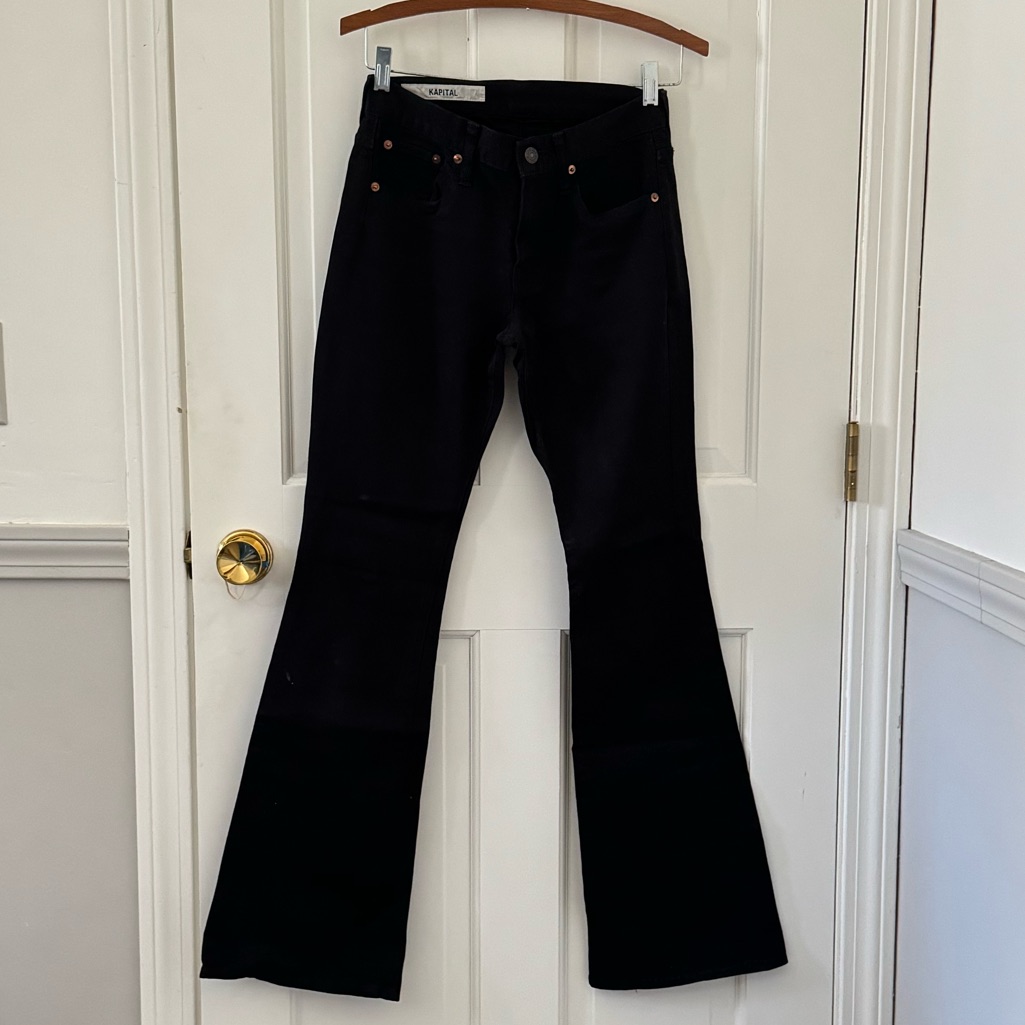 Kapital Black Flare Denim